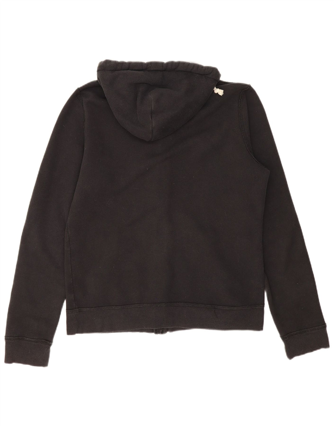 Suéter masculino com capuz e zíper HOLLISTER de algodão preto médio