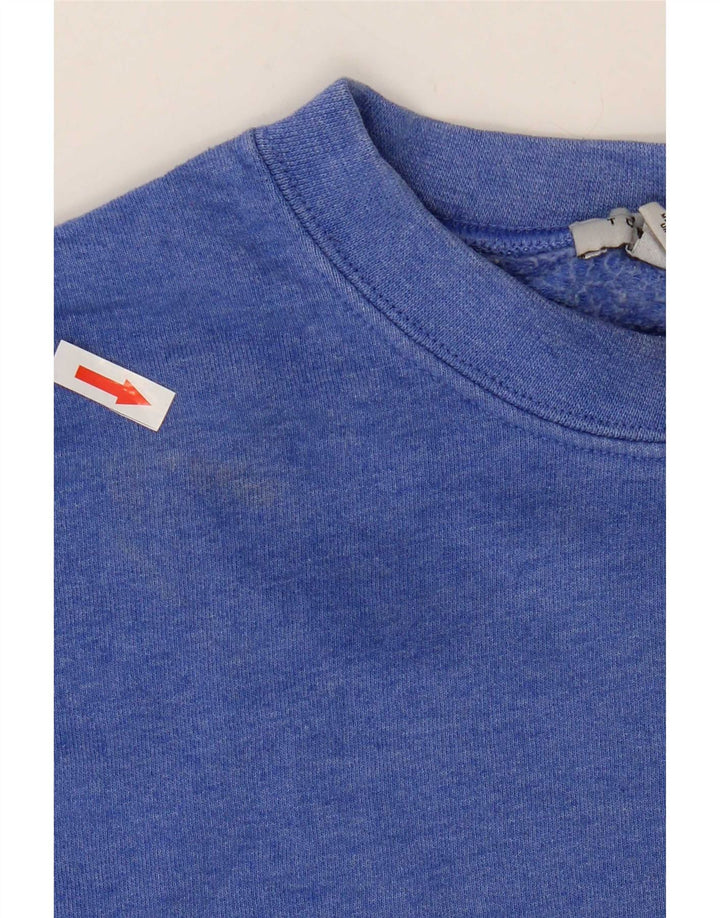Topshop moletom feminino jumper UK 12 azul médio