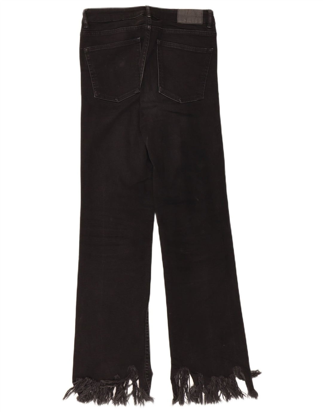 ZARA Jeans retos femininos EU 36 XS W26 L27 preto