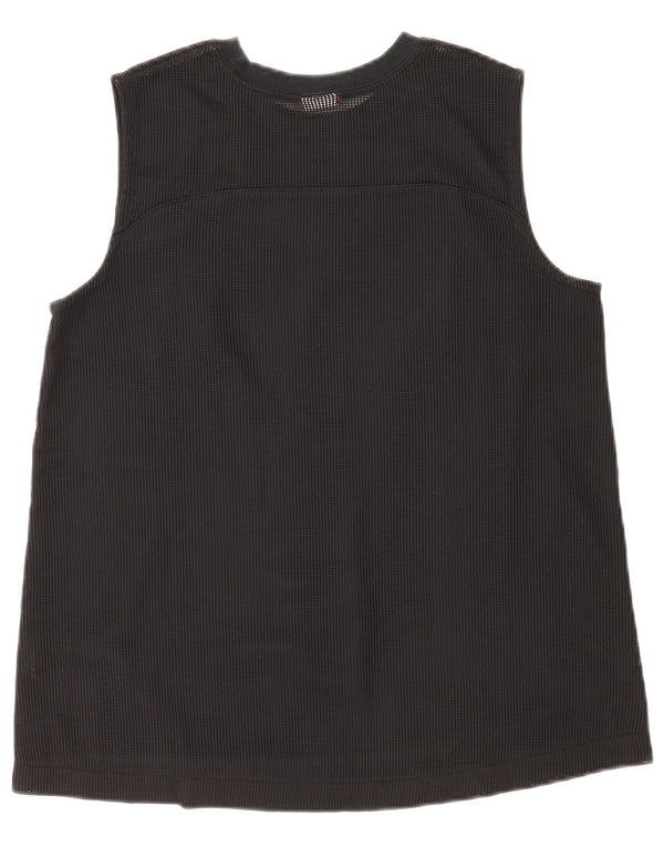 Colete gráfico masculino Nike pequeno listrado preto