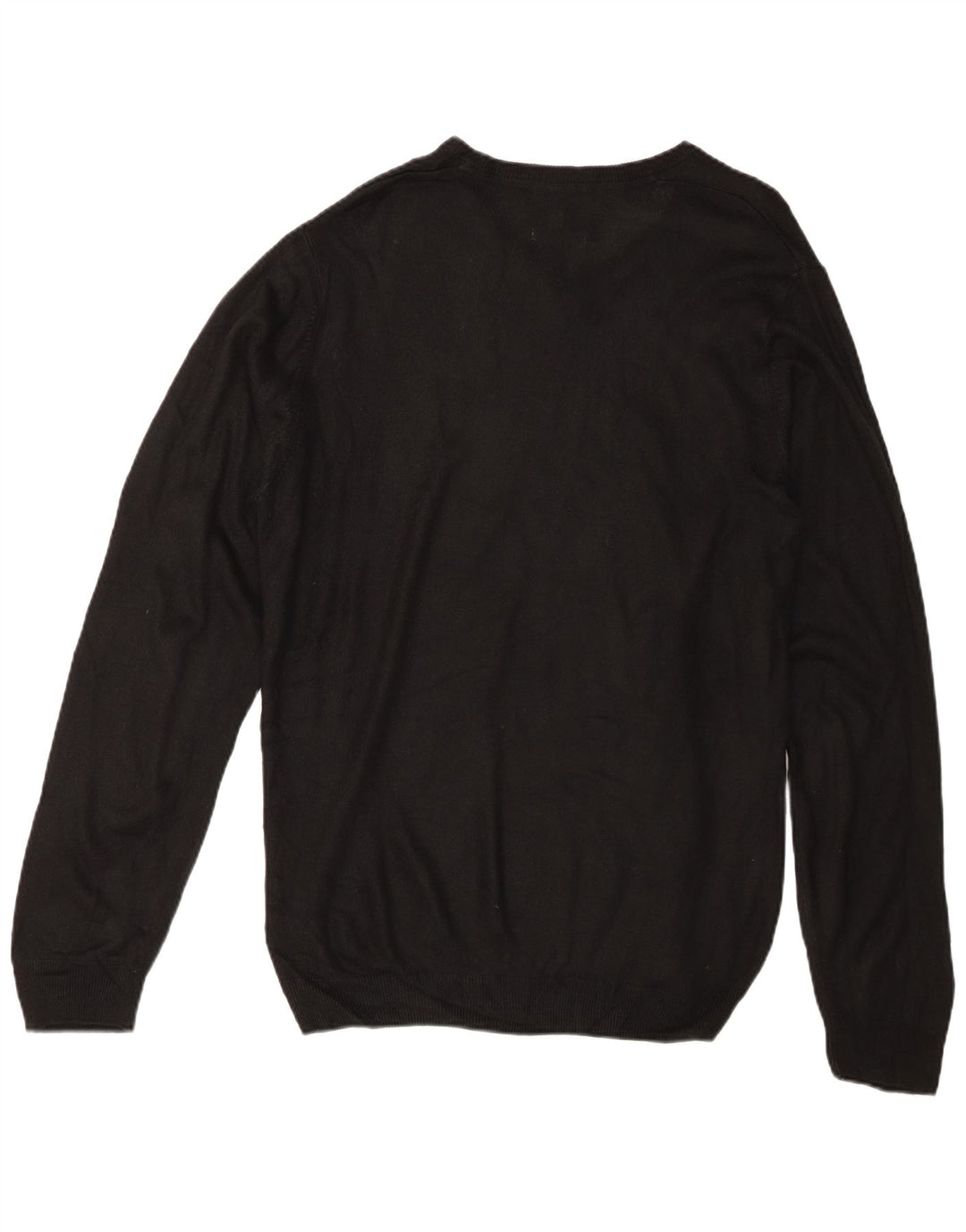 Suéter masculino Marks & Spencer com decote em V XL preto acrílico