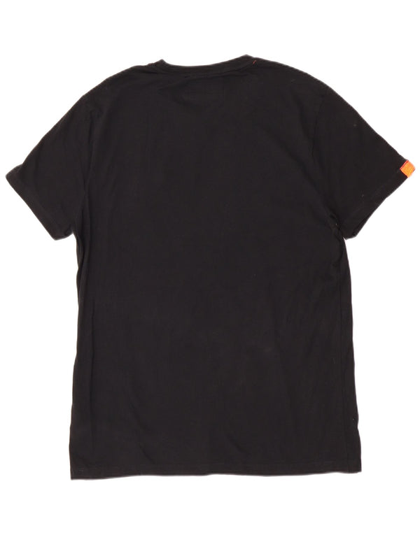 Camiseta feminina Superdry UK 18 XL algodão preto
