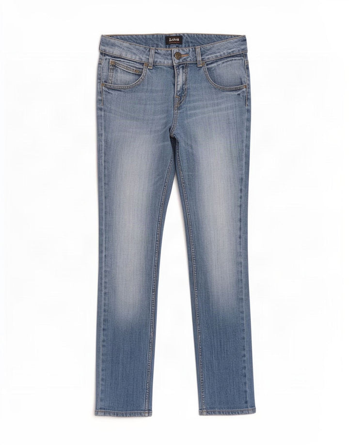 Lee Womens Amy Slim Jeans W30 L29 Azul Algodão