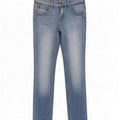 Lee Womens Amy Slim Jeans W30 L29 Azul Algodão