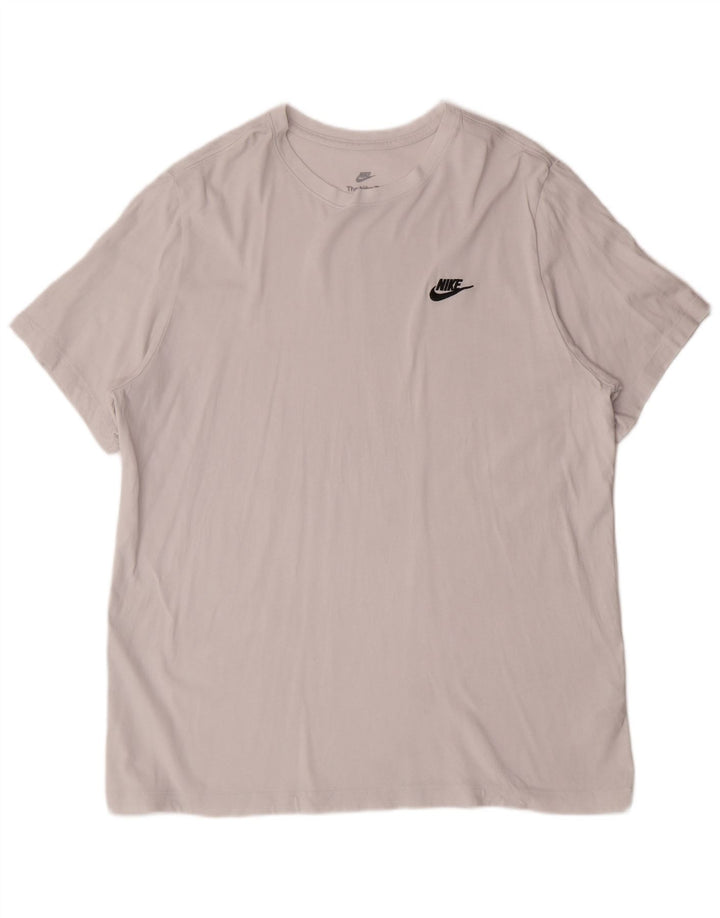 Camiseta masculina NIKE Top XL algodão branco