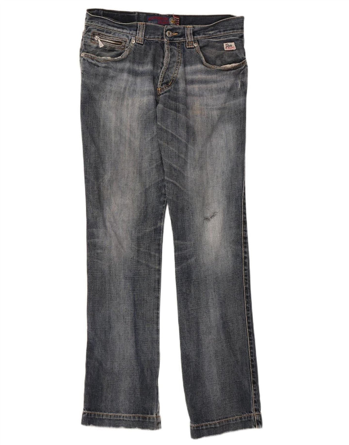 ROY ROGERS Jeans retos femininos W30 L34 azul