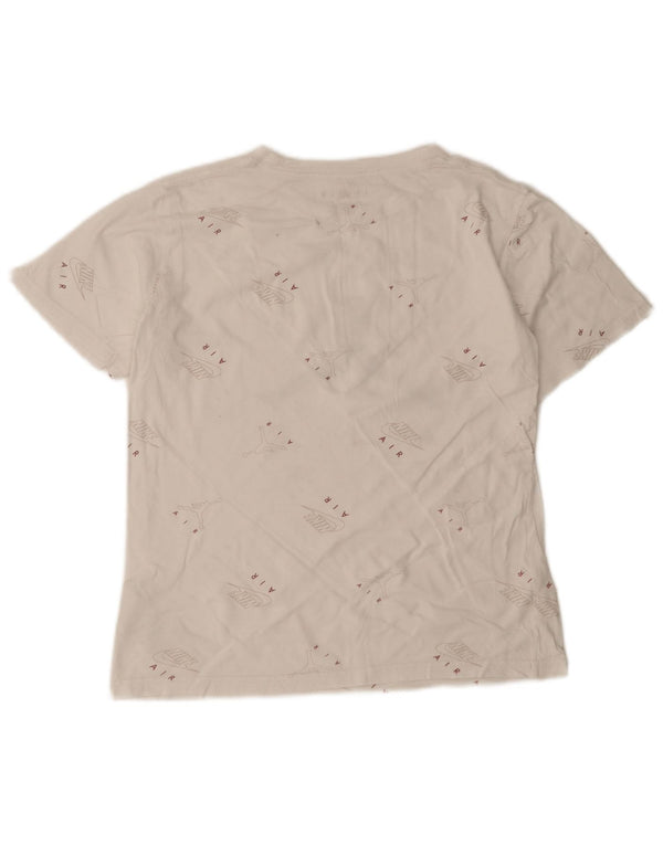 Camiseta Jordan Girls Air Graphic 13-14 anos XL algodão branco