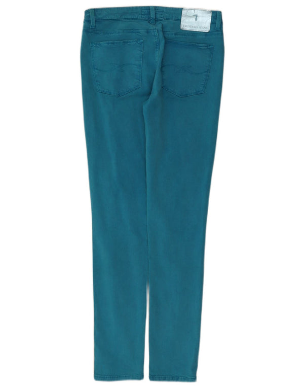 Jeans skinny feminino Trussardi W26 L28 algodão azul
