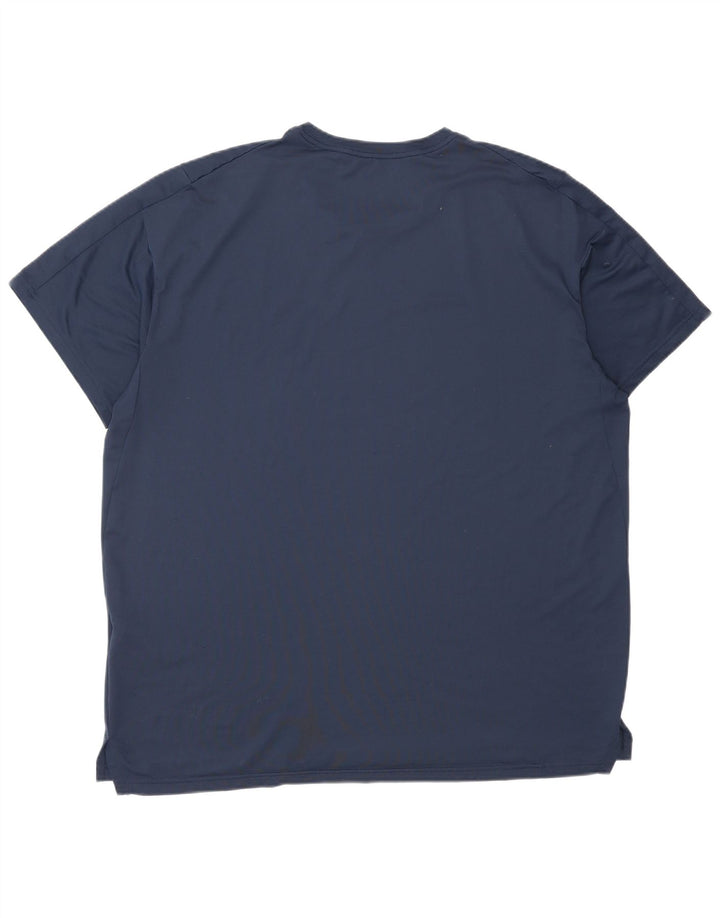 Camiseta masculina Nike Dri Fit Standard Fit Top XL azul marinho poliéster