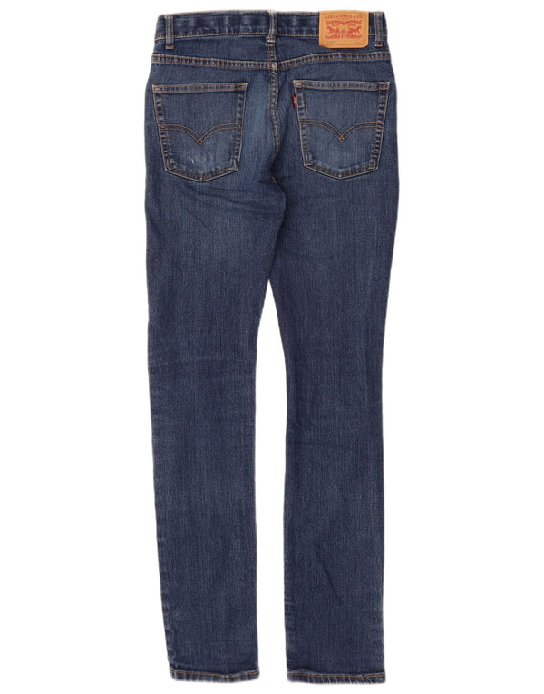 Levi's Girls 510 Skinny Jeans 15-16 Anos W26 L30 Azul Algodão