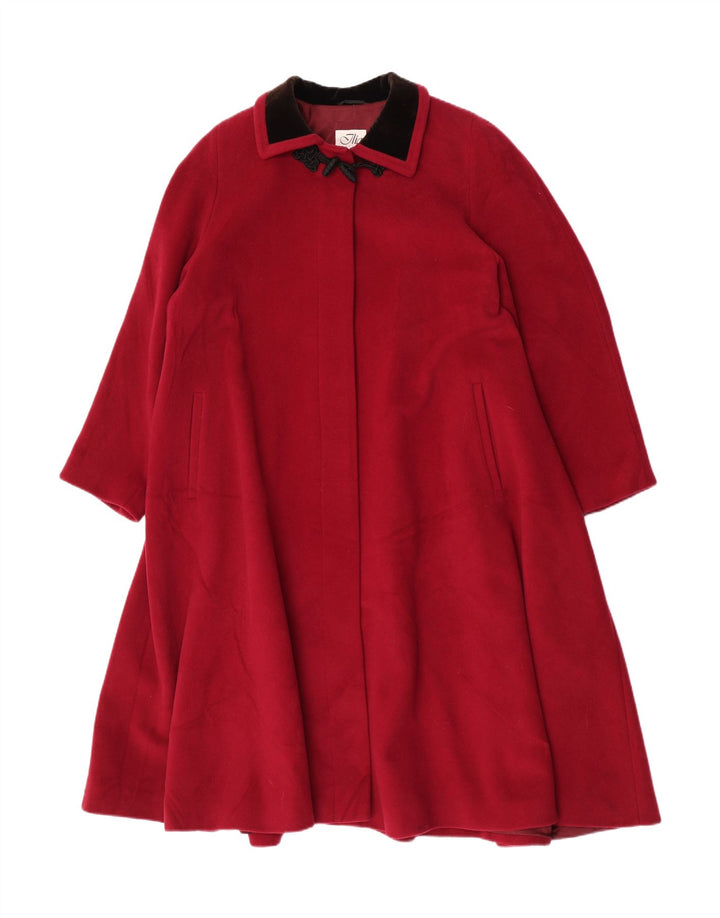 Sobretudo feminino Ilia solto IT 50 XL lã marrom