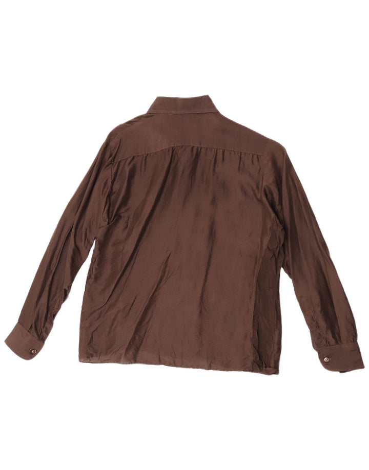 Camisa feminina Franck Olivier IT 44 marrom médio