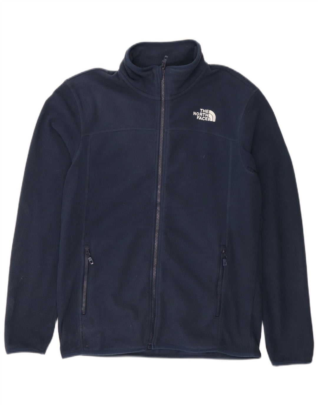 Jaqueta de lã masculina THE NORTH FACE UK 38 poliéster azul marinho médio