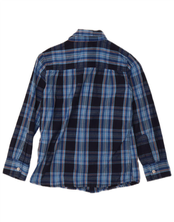 Camisa Esprit Menino 8-9 Anos Azul Xadrez Algodão