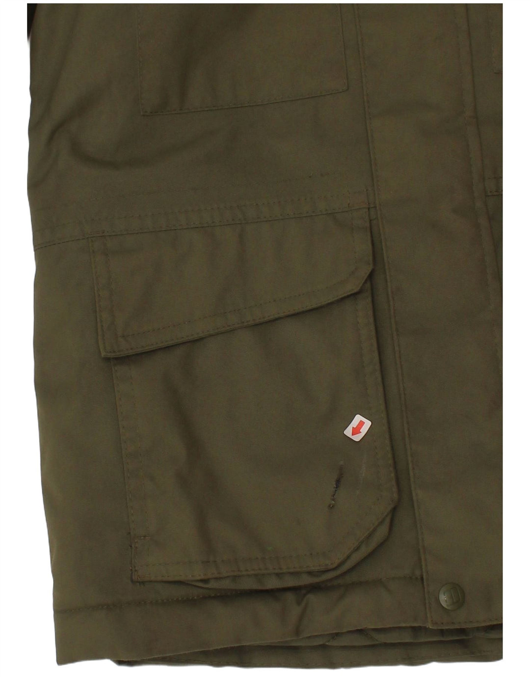 Jaqueta Parka com capuz para meninos Berghaus 5-6 anos poliéster cáqui