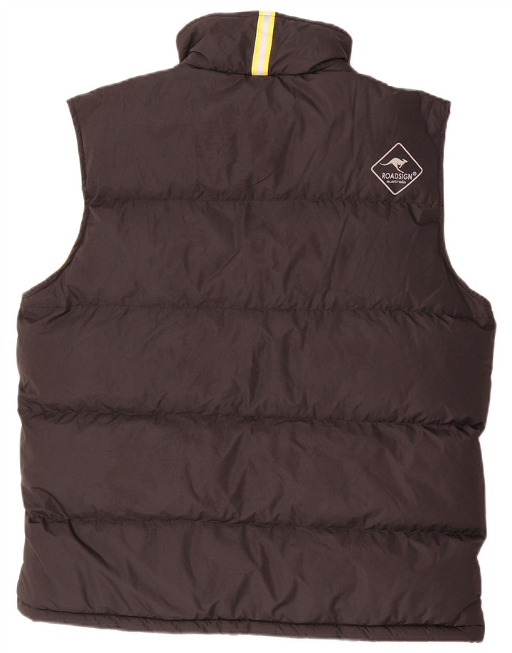 Roadsign Mens acolchoado Gilet UK 38 poliéster preto médio