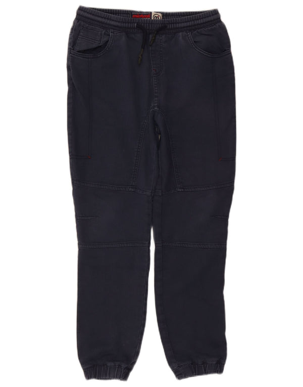 Mistral Boys Joggers Calça Casual 13-14 Anos W28 L26 Azul Marinho Algodão