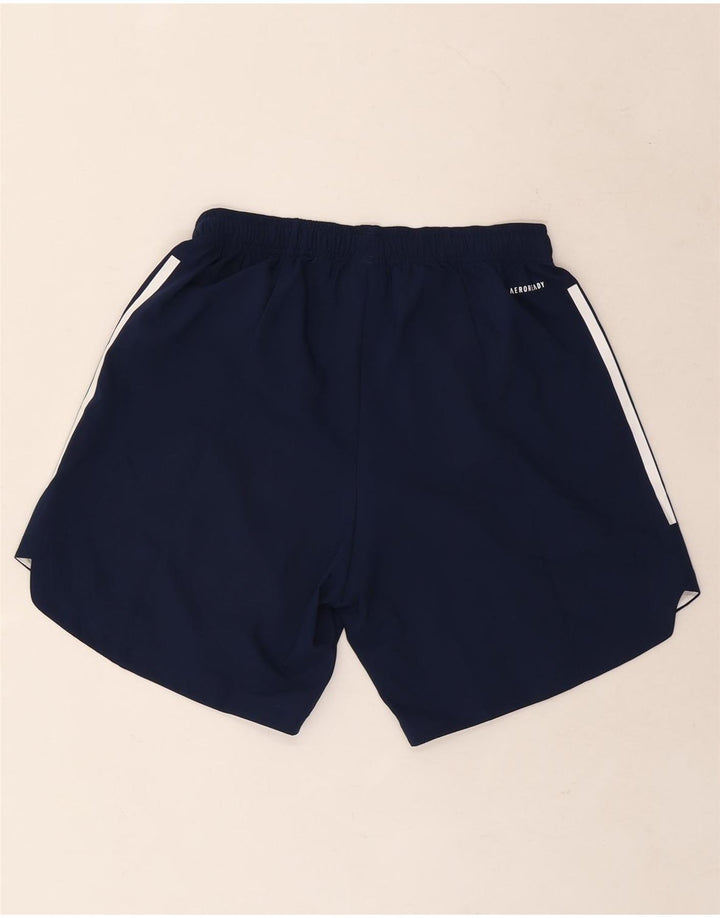 Adidas Mens Aeroready Sport Shorts Médio Azul Marinho Poliéster