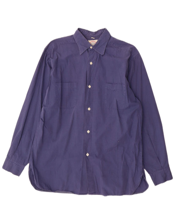 Camisa masculina Levi's azul médio algodão