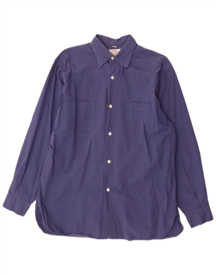Camisa masculina Levi's azul médio algodão