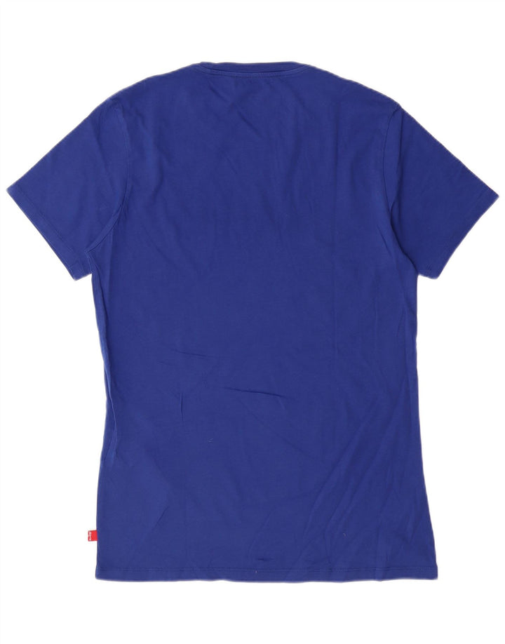 Camiseta gráfica masculina LEVI'S top pequeno algodão azul