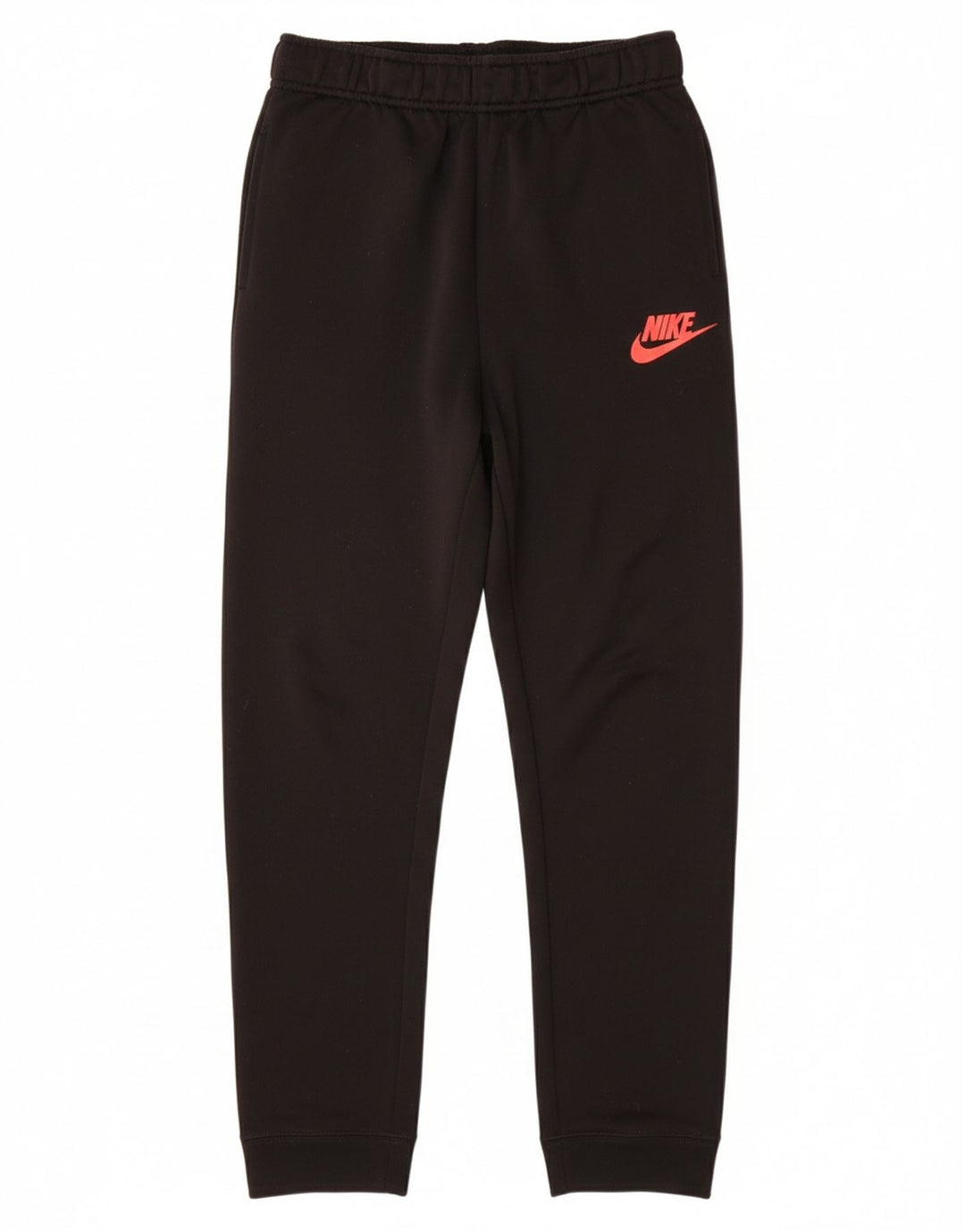 NIKE Meninos Calças de treino Joggers 12-13 anos Grande Poliéster Preto