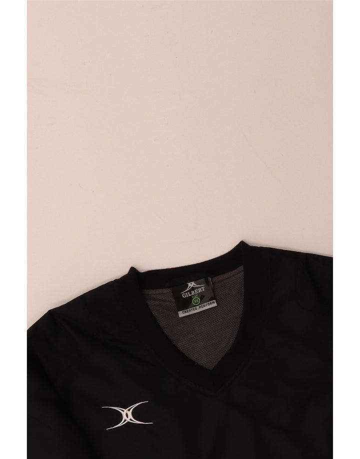 Jaqueta corta-vento masculina VINTAGE UK 34 XS poliéster cinza