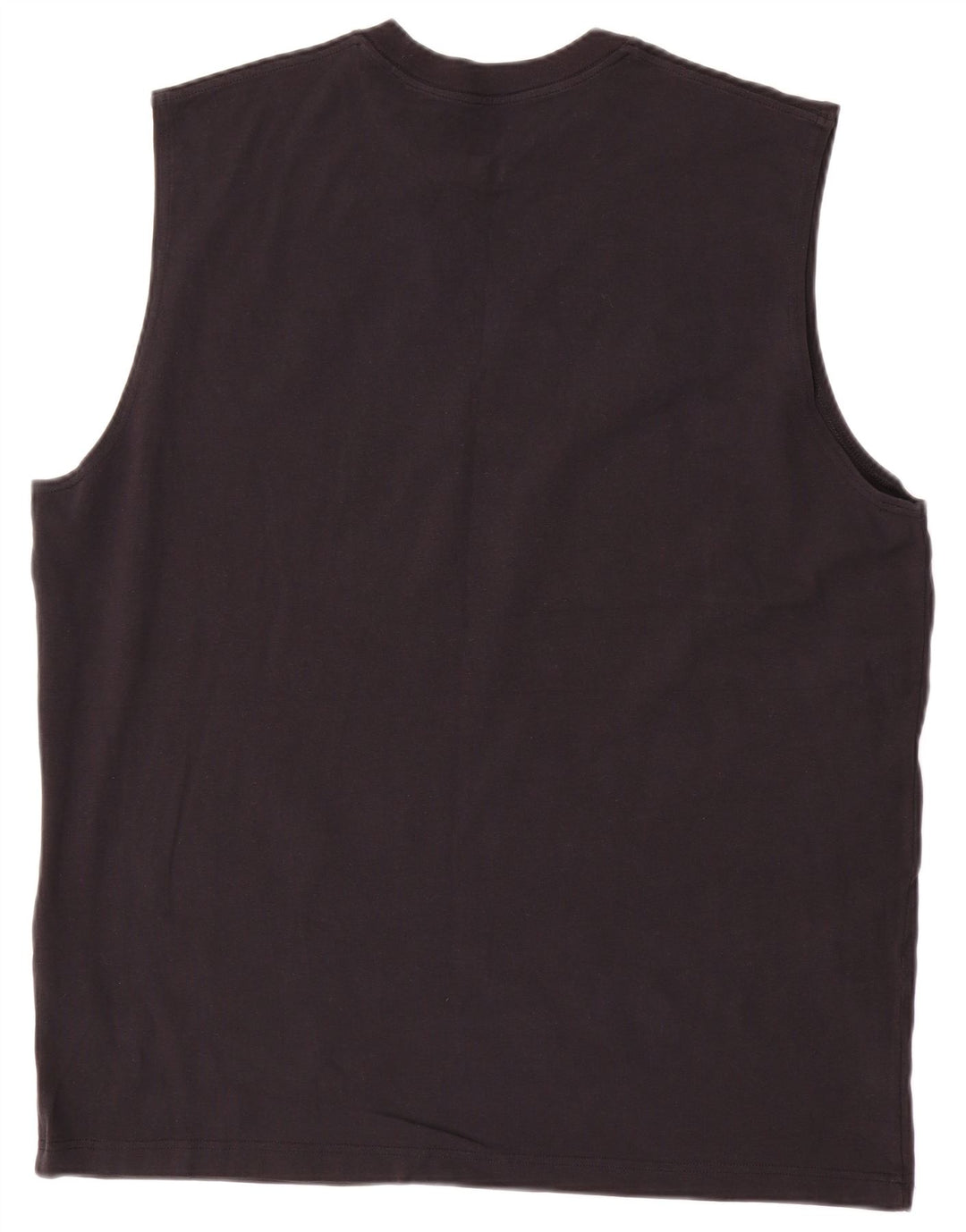 Colete gráfico masculino Nike 2XL de algodão preto
