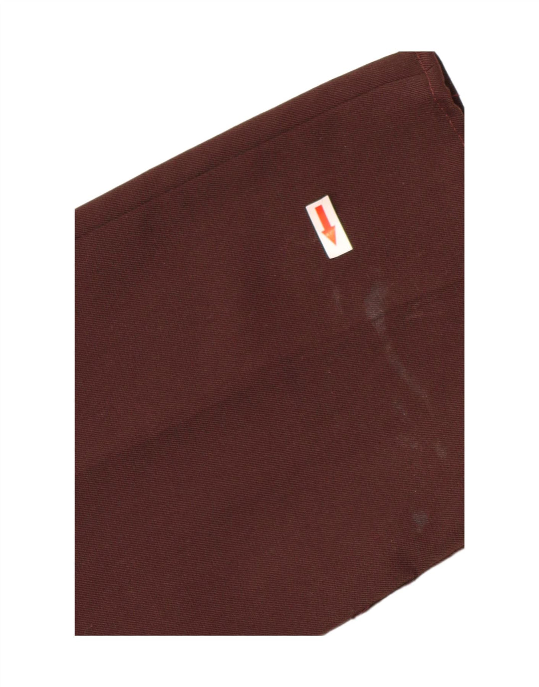 Zara Calça Chino Reta Feminina Pequena W26 L28 Marrom Poliéster