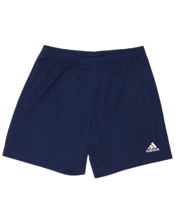Shorts esportivos masculinos Adidas XL azul marinho poliéster