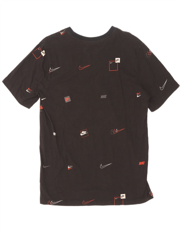 Camiseta gráfica masculina Nike grande algodão preto