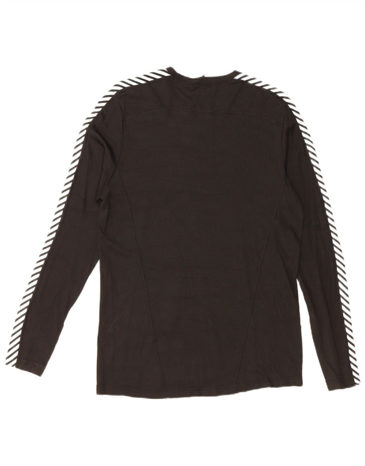 HELLY HANSEN Top masculino manga longa médio preto colorblock polietileno