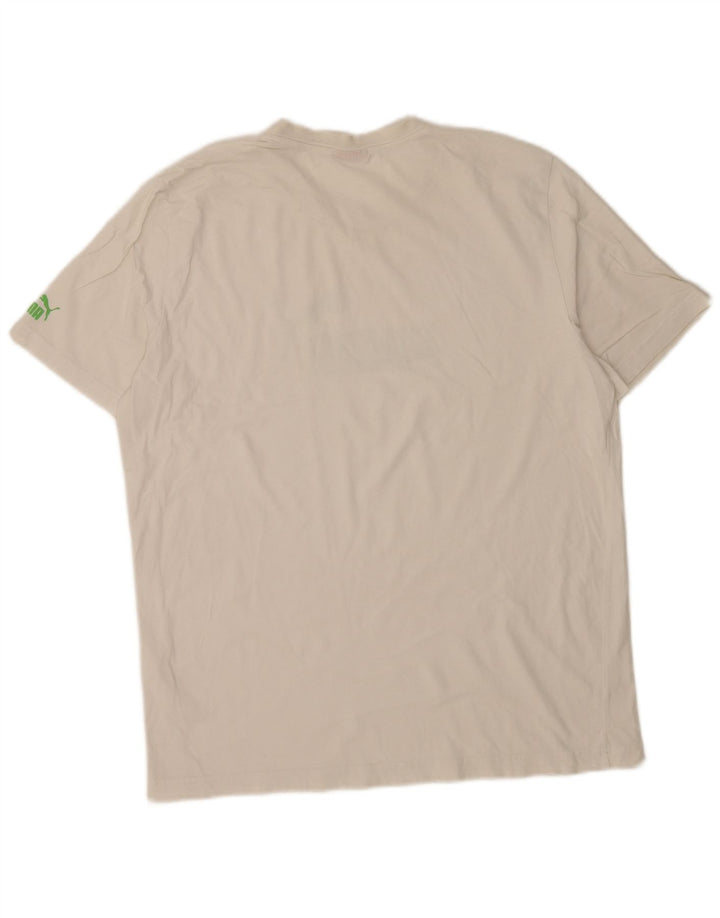 Puma Camiseta Masculina Graphic Top Grande Branco