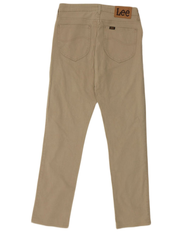 Lee Mens Dallas Slim Calça Casual W32 L29 Algodão Cinza