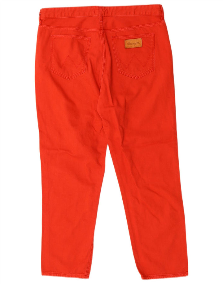 Calça jeans reta masculina WRANGLER W31 L28 algodão vermelho