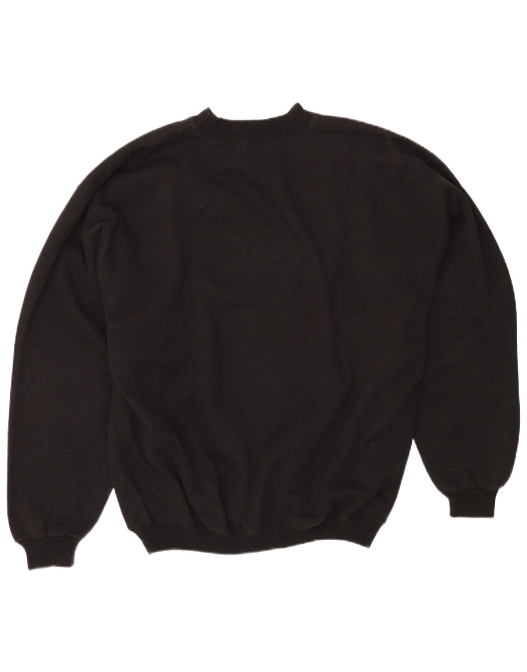 Moletom gráfico masculino vintage Jumper XL algodão preto
