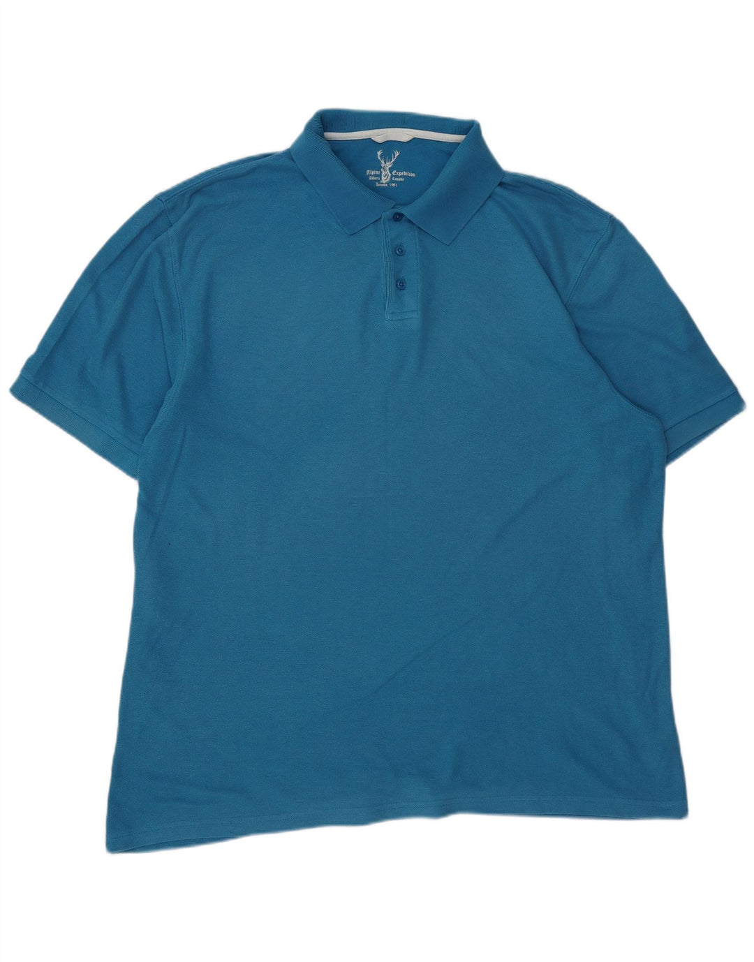 ST. Camisa polo masculina BERNARD 2XL algodão azul