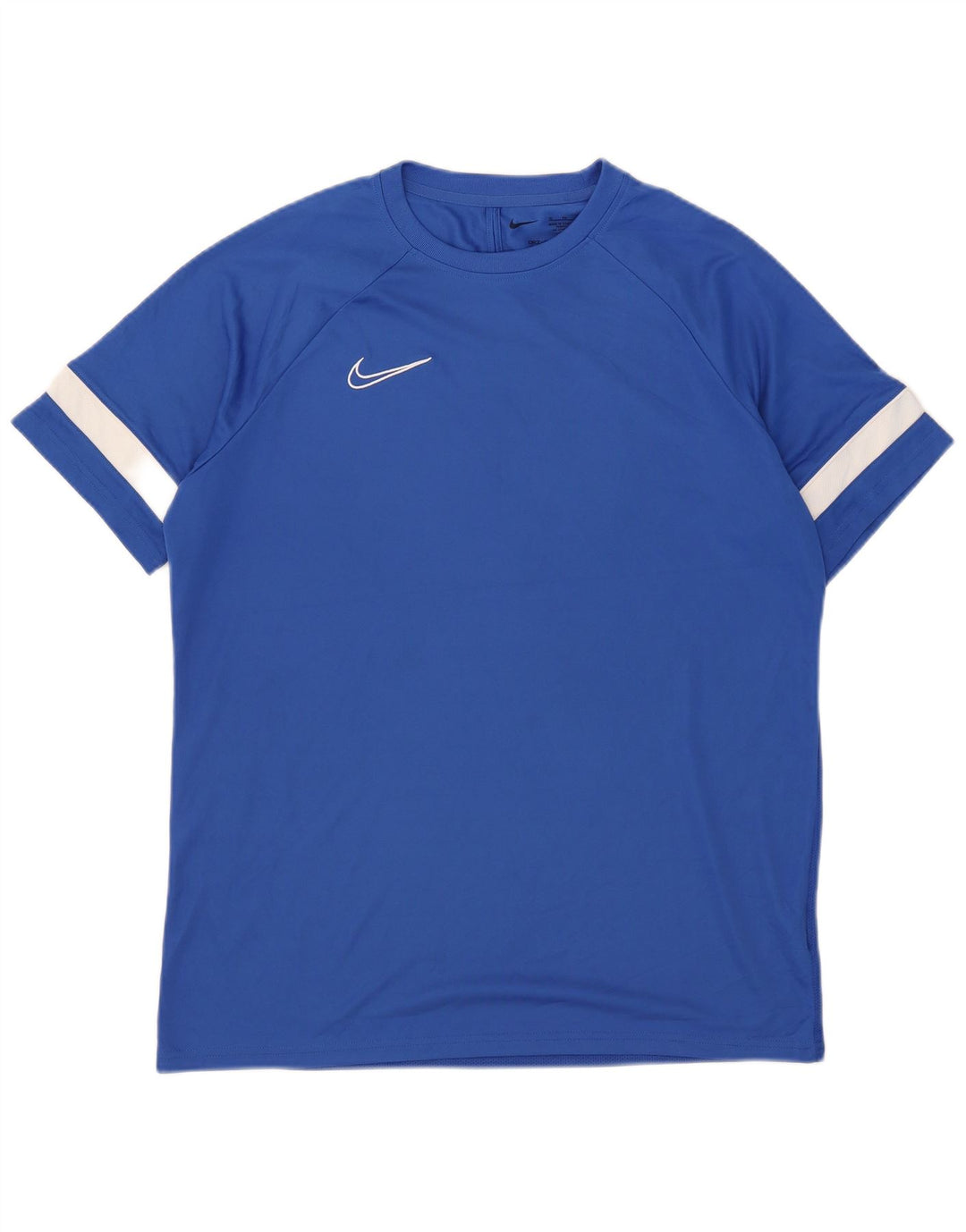 Camiseta masculina Nike Dri Fit Top XL azul colorblock poliéster