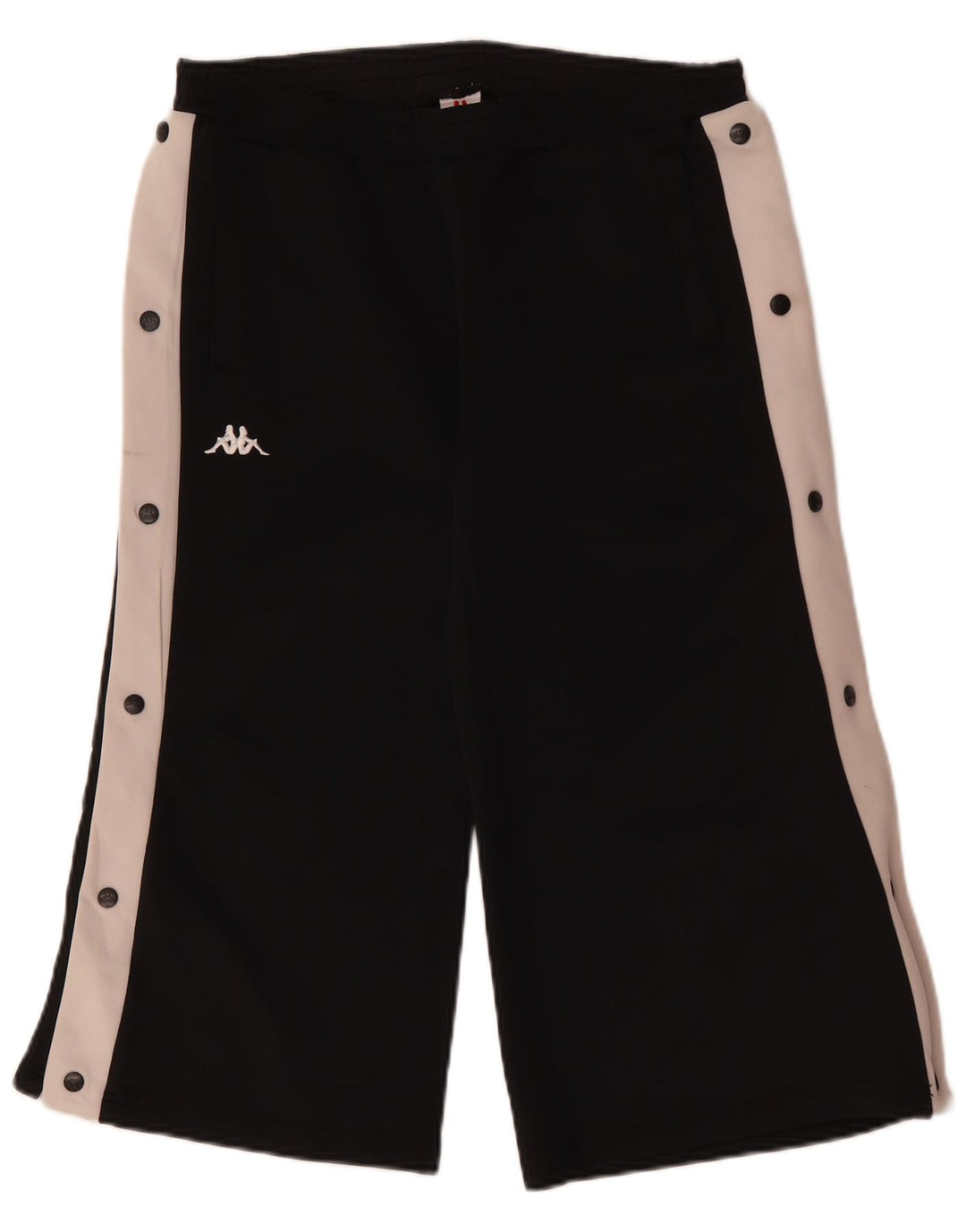 Calça capri feminina KAPPA UK 16 grande bloco colorido preto