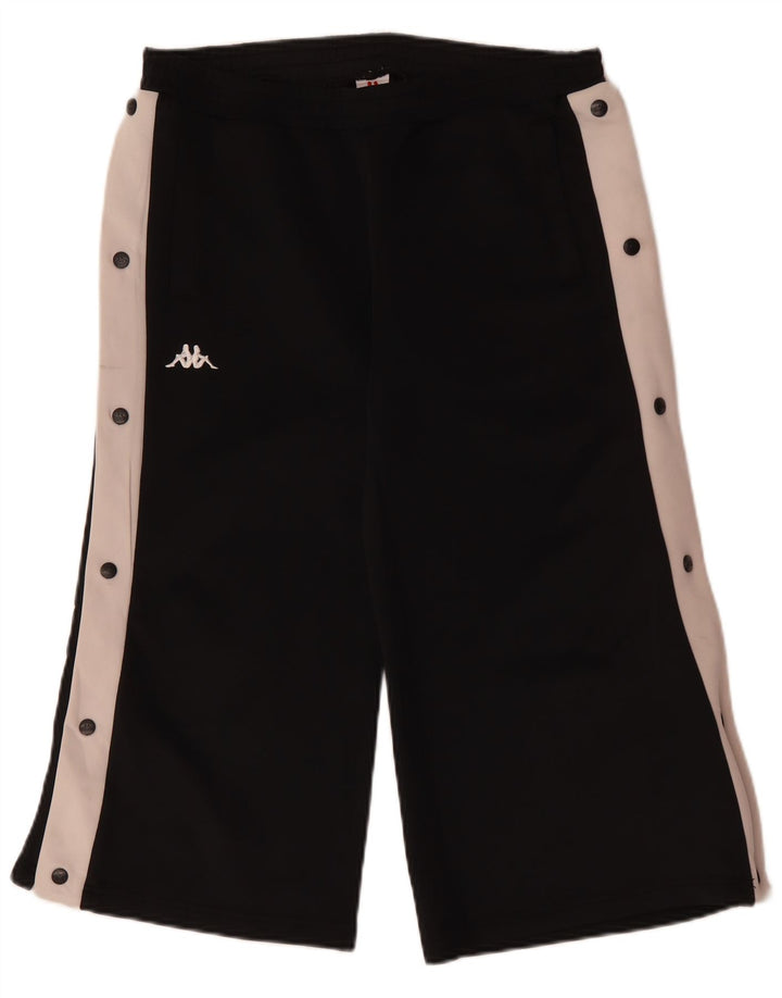 Calça capri feminina KAPPA UK 16 grande bloco colorido preto