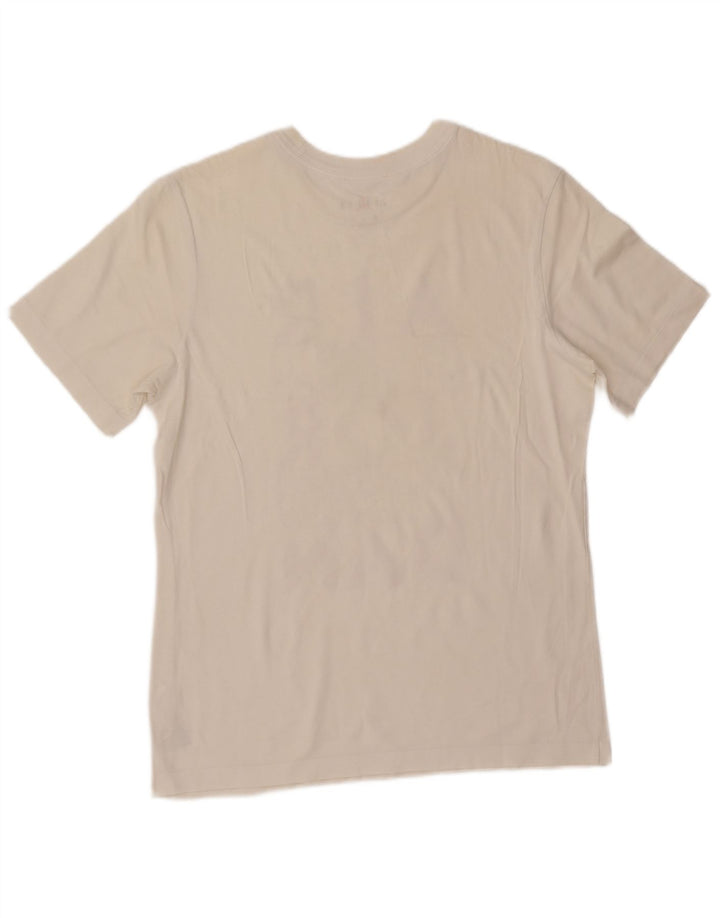 Camiseta Jordan masculina gráfica Top médio algodão branco