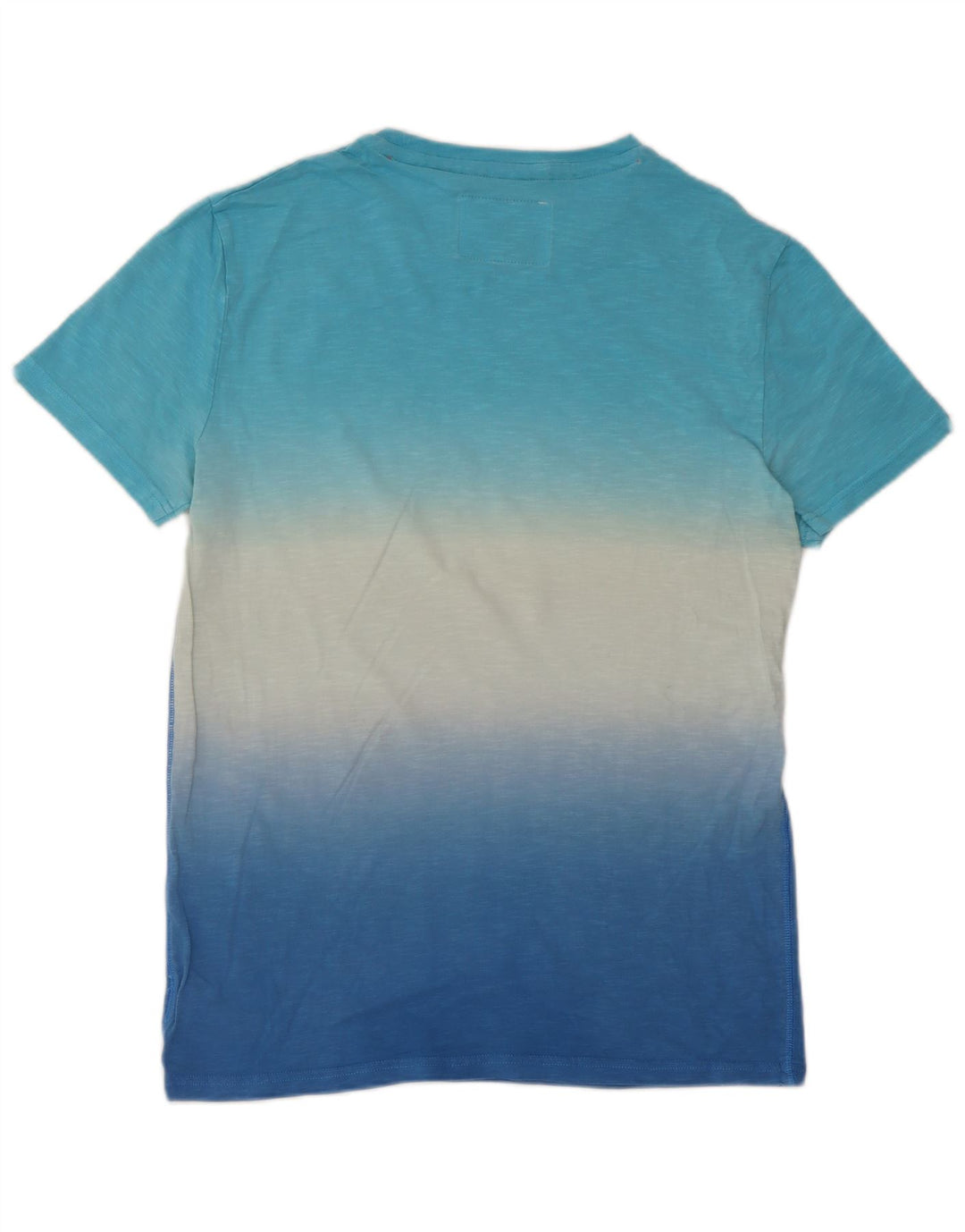 Camiseta masculina Superdry top pequeno azul tie-dye algodão