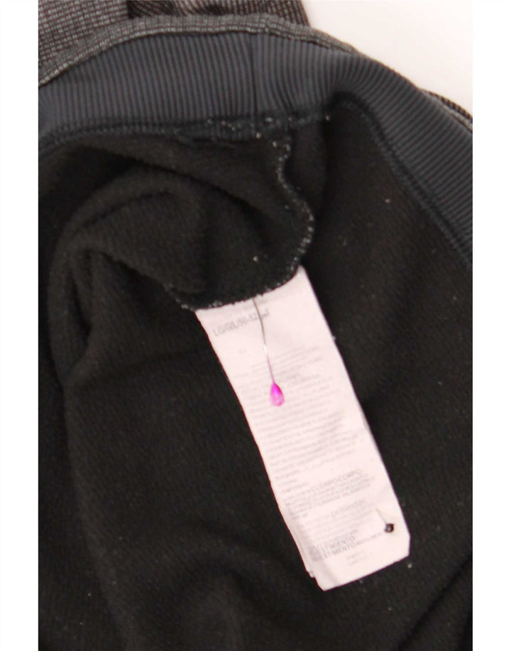 Under Armour Mens Zip Neck Moletom Jumper Grande Cinza Colourblock