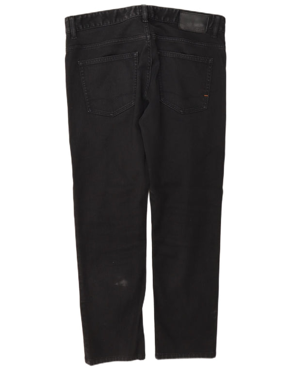 Hugo Boss Masculino Delaware Slim Jeans W34 L29 Algodão Cinza