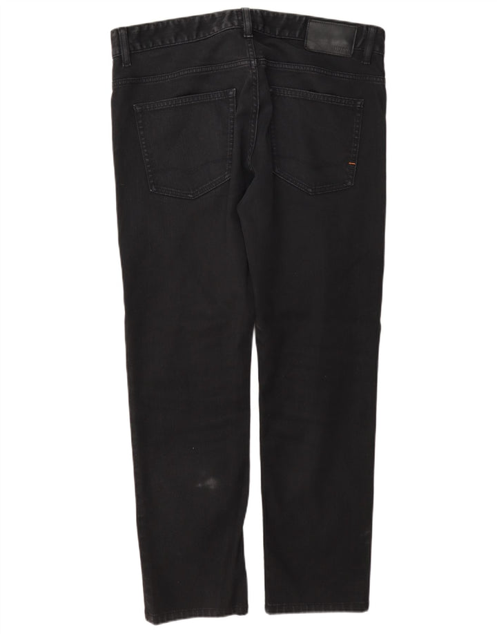 Hugo Boss Masculino Delaware Slim Jeans W34 L29 Algodão Cinza
