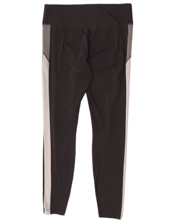 Leggings Nike Dri Fit Femininas UK 16 Grande Preto Colourblock Poliéster