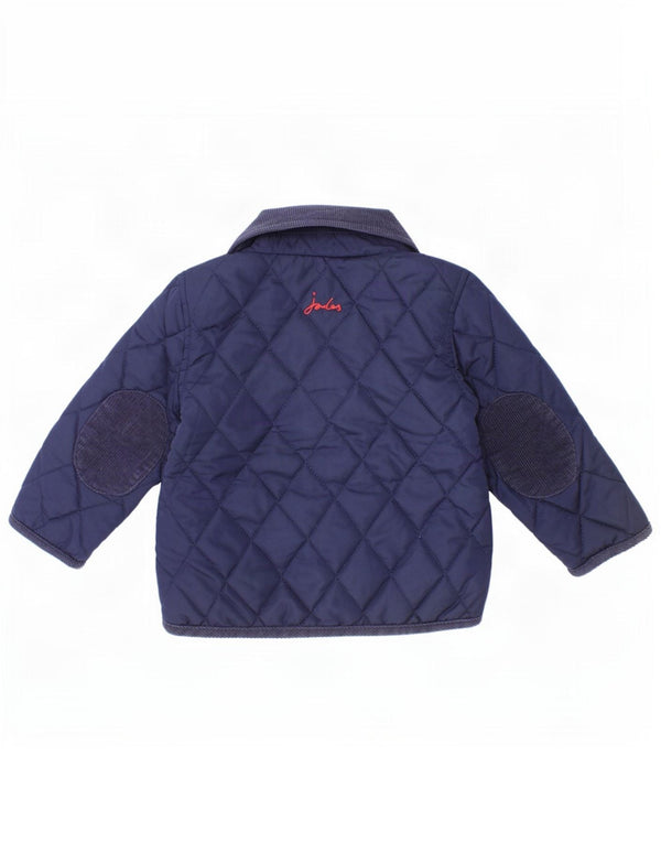 Jaqueta acolchoada Joules Baby Boys 12-18 meses azul marinho poliéster