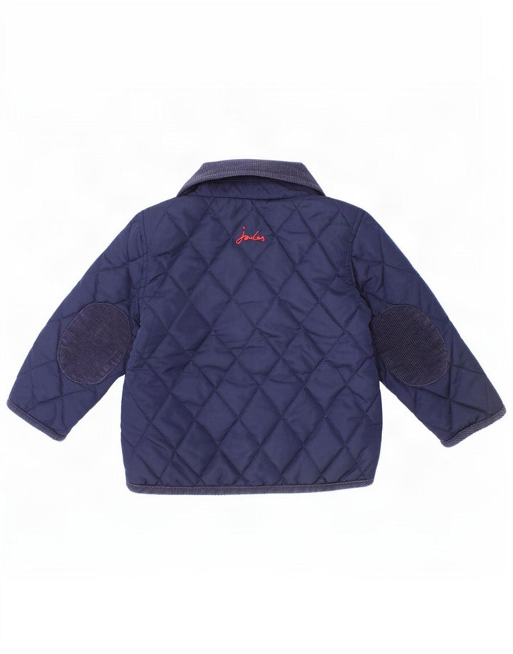 Jaqueta acolchoada Joules Baby Boys 12-18 meses azul marinho poliéster