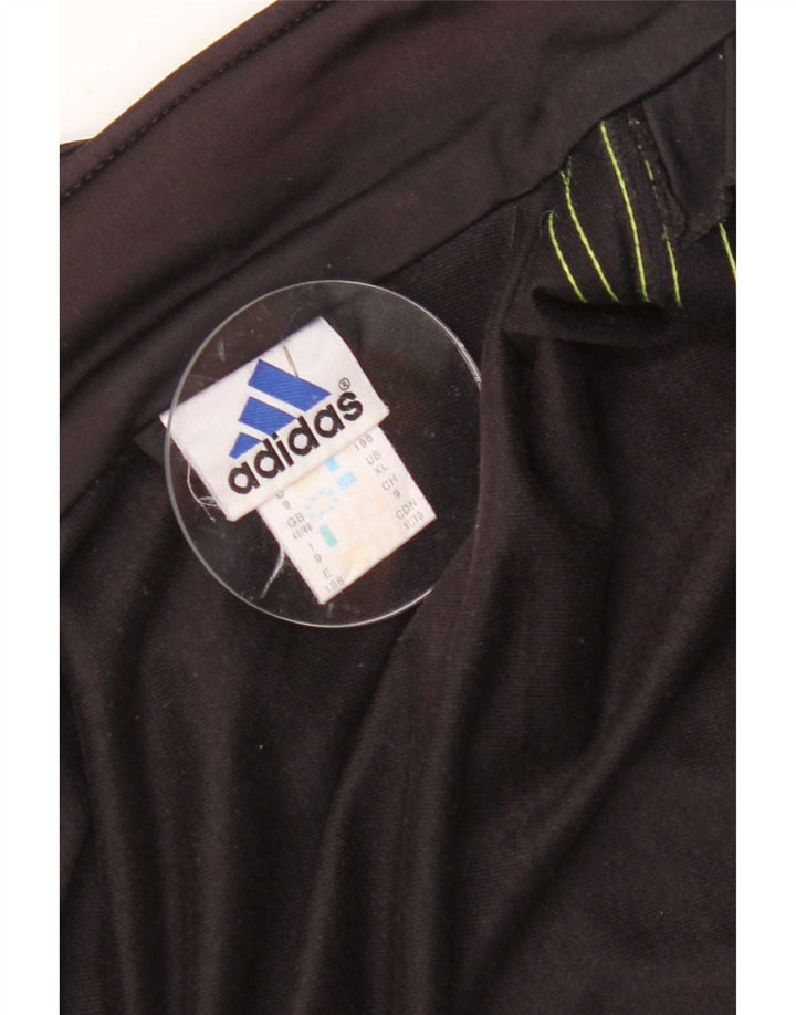 Adidas Mens Tracksuit Top Jacket UK 46/48 XL Preto Poliéster