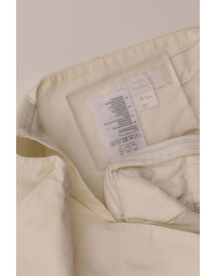 Macacão feminino sem mangas Cos EU 34 XS algodão branco